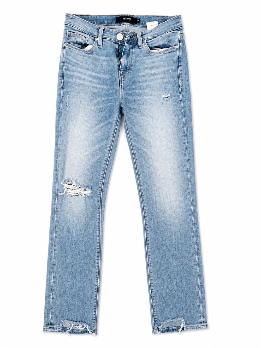 Hudson Light Wash Distressed women’s Jeans - Slim Straight